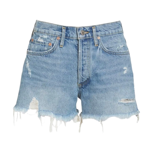 AGOLDE Parker Vintage Cut Off Jean Short High Waist Women's Sz 28 Swapmeet - Picture 15 of 15